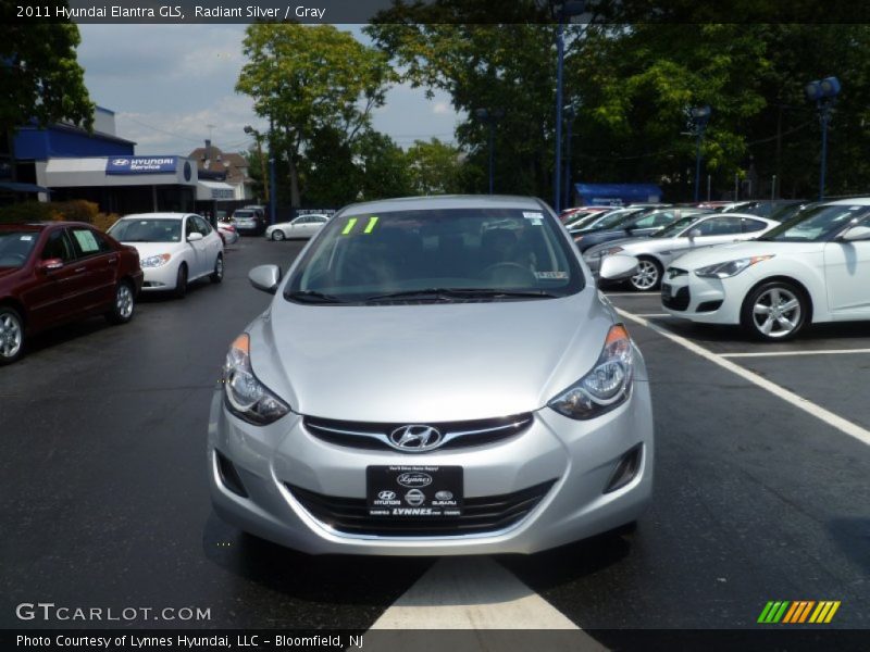 Radiant Silver / Gray 2011 Hyundai Elantra GLS