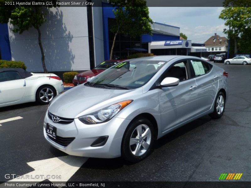 Radiant Silver / Gray 2011 Hyundai Elantra GLS