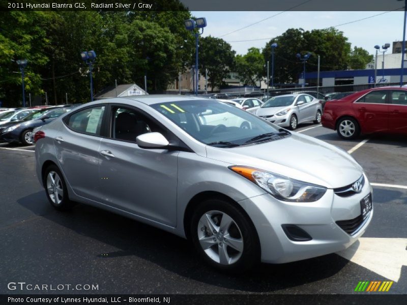 Radiant Silver / Gray 2011 Hyundai Elantra GLS
