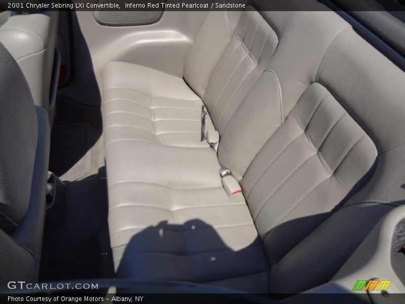 Inferno Red Tinted Pearlcoat / Sandstone 2001 Chrysler Sebring LXi Convertible