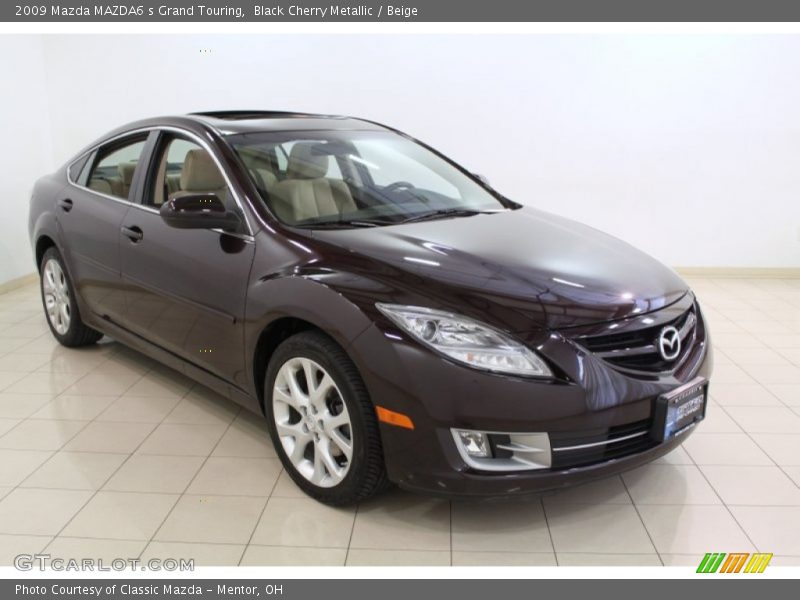 Black Cherry Metallic / Beige 2009 Mazda MAZDA6 s Grand Touring