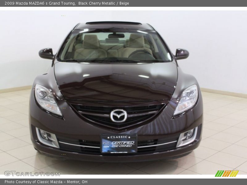 Black Cherry Metallic / Beige 2009 Mazda MAZDA6 s Grand Touring