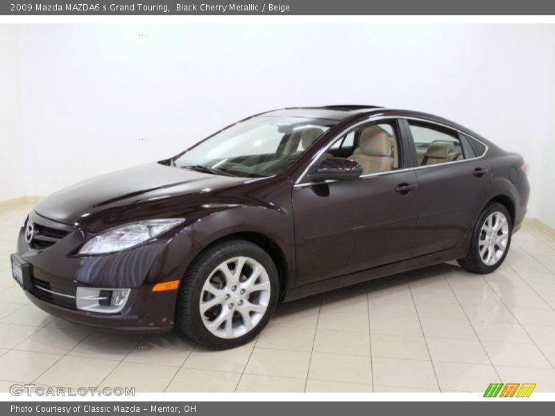 Black Cherry Metallic / Beige 2009 Mazda MAZDA6 s Grand Touring
