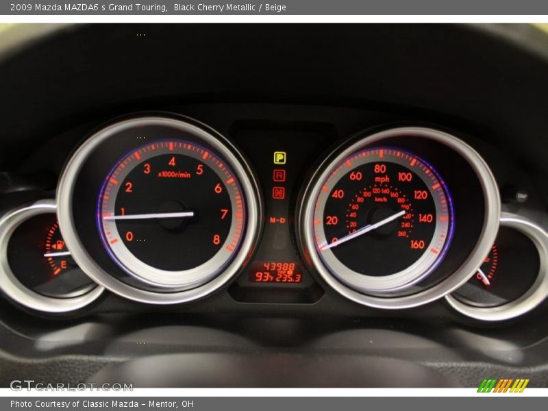 Black Cherry Metallic / Beige 2009 Mazda MAZDA6 s Grand Touring