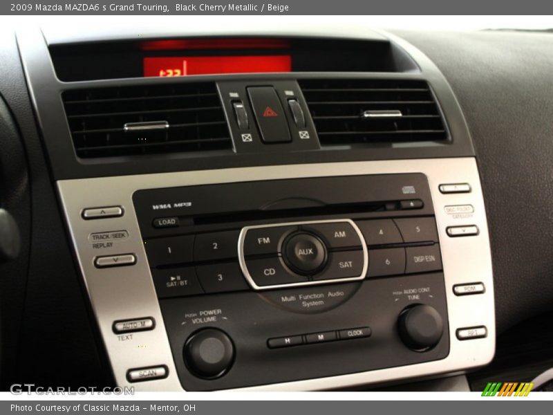 Black Cherry Metallic / Beige 2009 Mazda MAZDA6 s Grand Touring