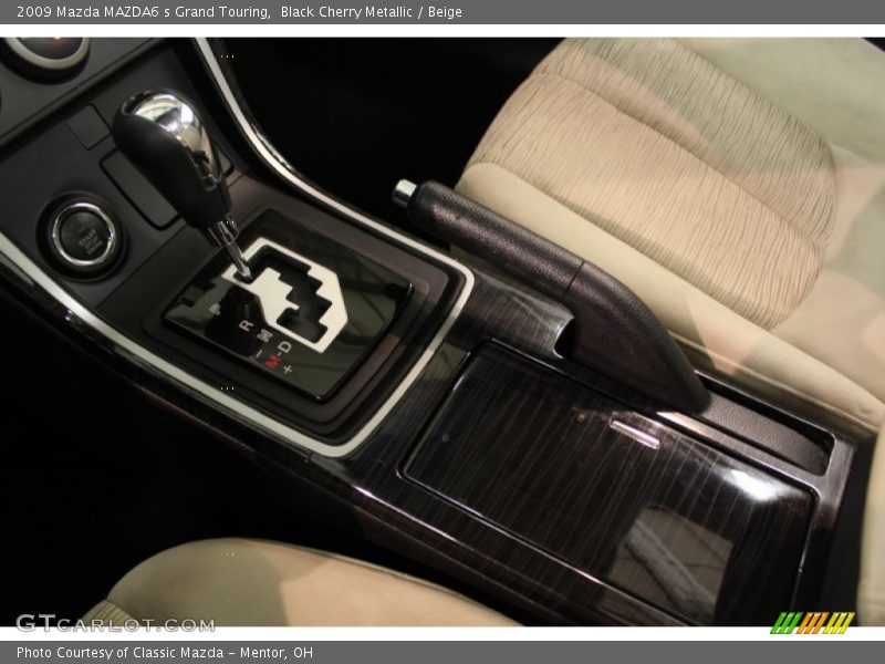 Black Cherry Metallic / Beige 2009 Mazda MAZDA6 s Grand Touring
