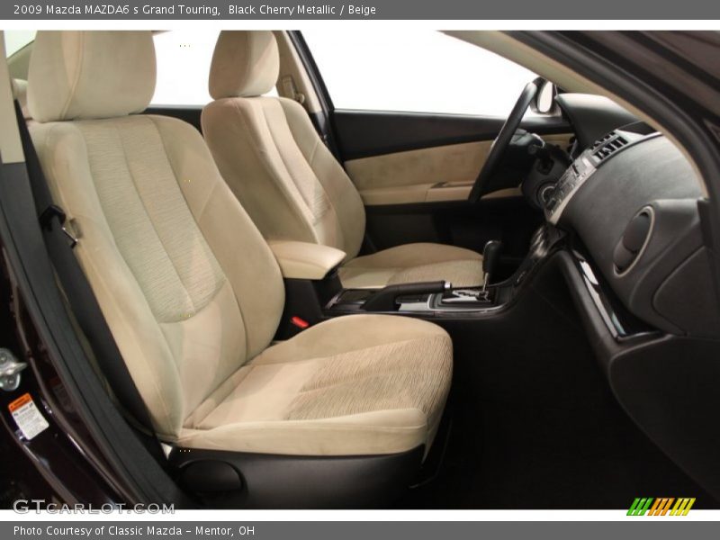 Black Cherry Metallic / Beige 2009 Mazda MAZDA6 s Grand Touring