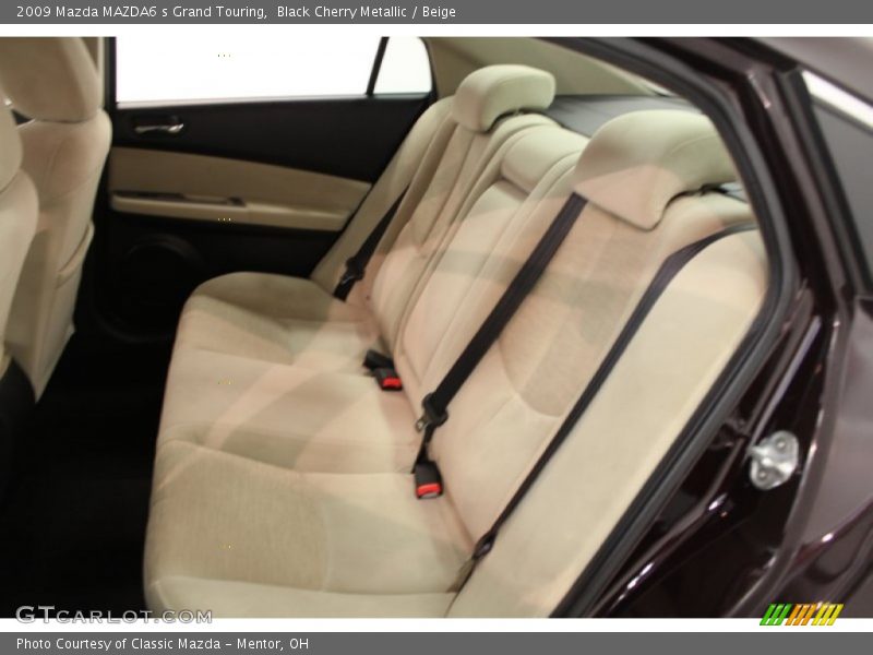 Black Cherry Metallic / Beige 2009 Mazda MAZDA6 s Grand Touring