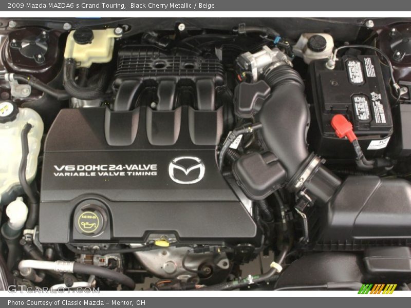 Black Cherry Metallic / Beige 2009 Mazda MAZDA6 s Grand Touring