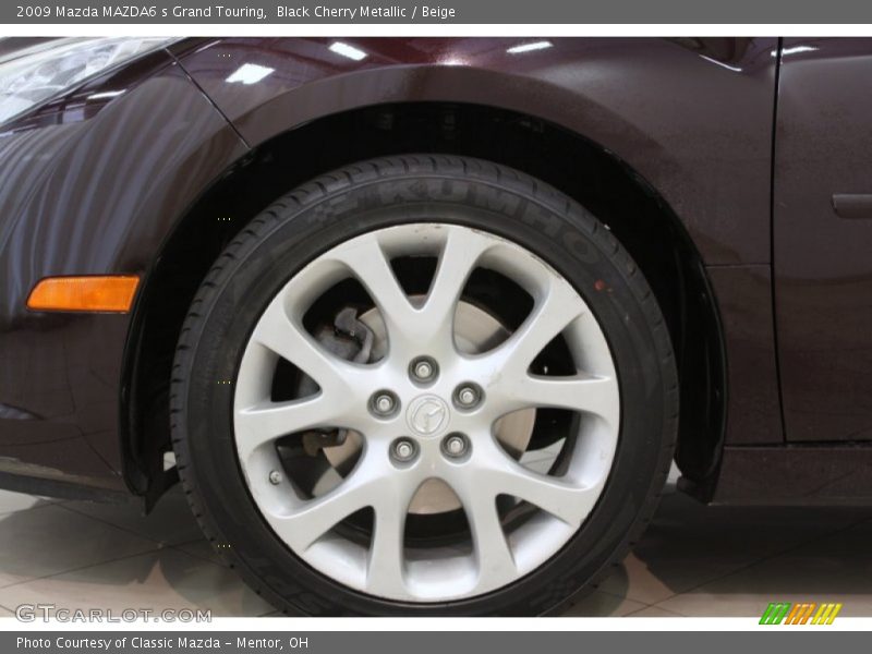 Black Cherry Metallic / Beige 2009 Mazda MAZDA6 s Grand Touring