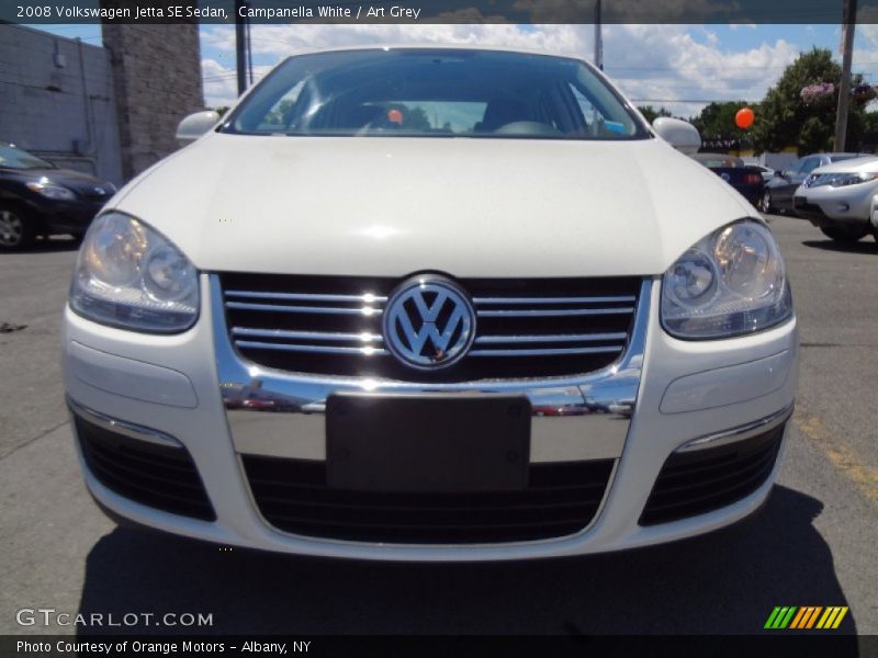 Campanella White / Art Grey 2008 Volkswagen Jetta SE Sedan