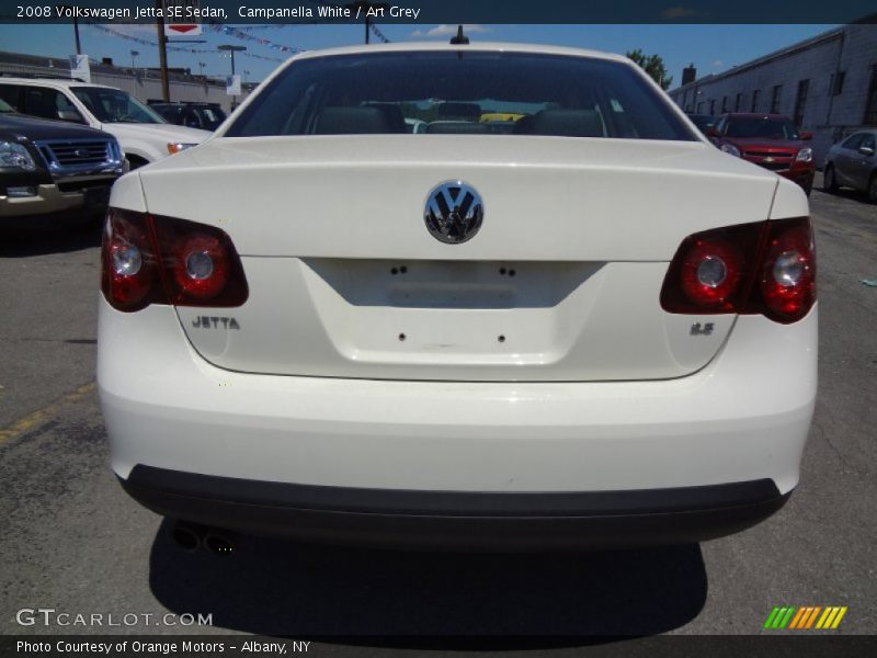 Campanella White / Art Grey 2008 Volkswagen Jetta SE Sedan