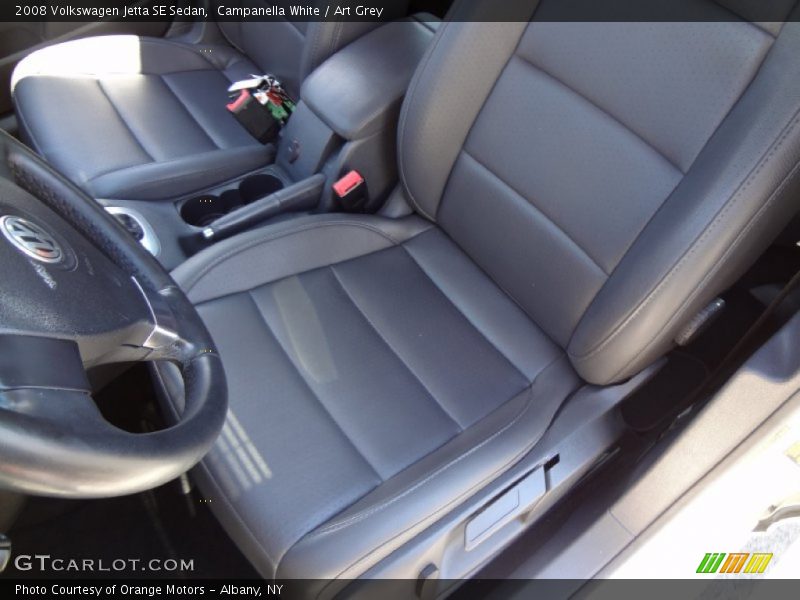 Campanella White / Art Grey 2008 Volkswagen Jetta SE Sedan