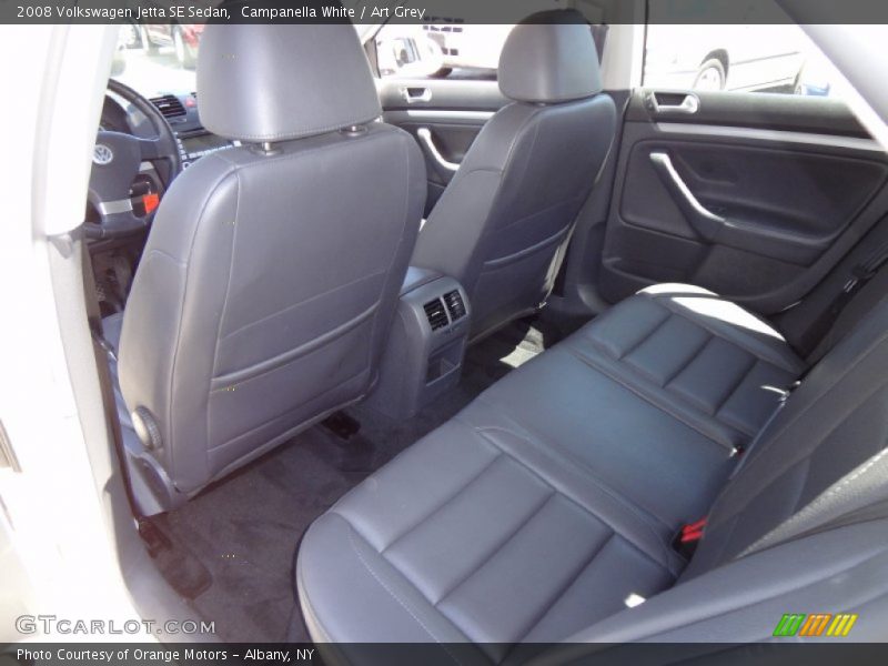 Campanella White / Art Grey 2008 Volkswagen Jetta SE Sedan