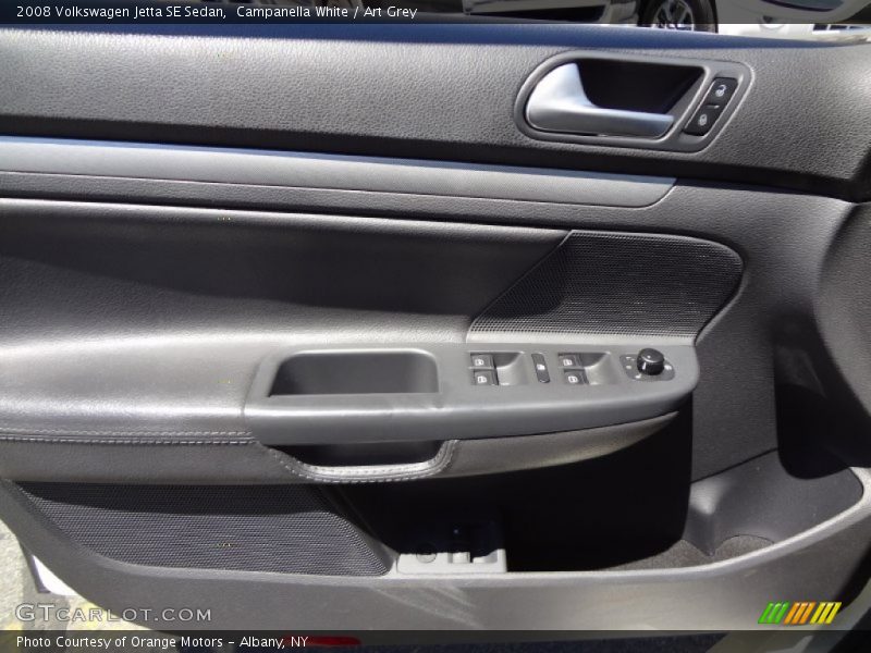 Campanella White / Art Grey 2008 Volkswagen Jetta SE Sedan