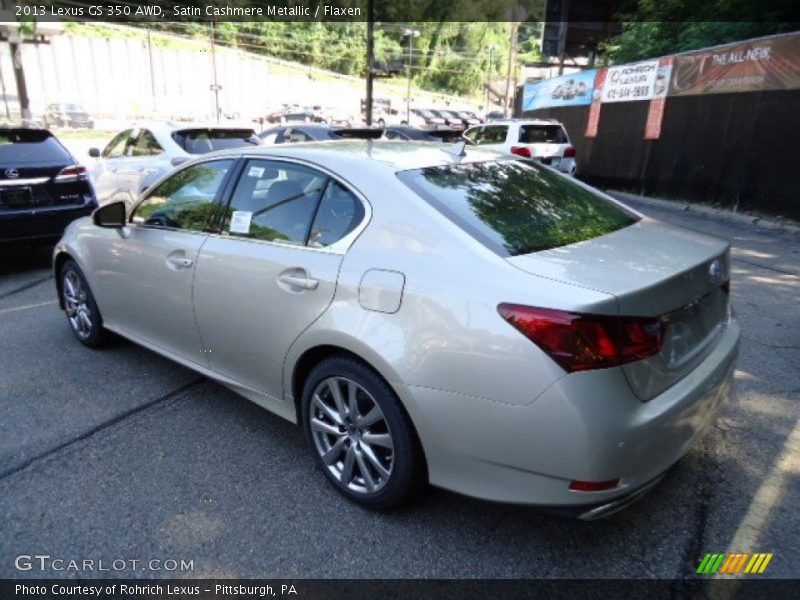 Satin Cashmere Metallic / Flaxen 2013 Lexus GS 350 AWD