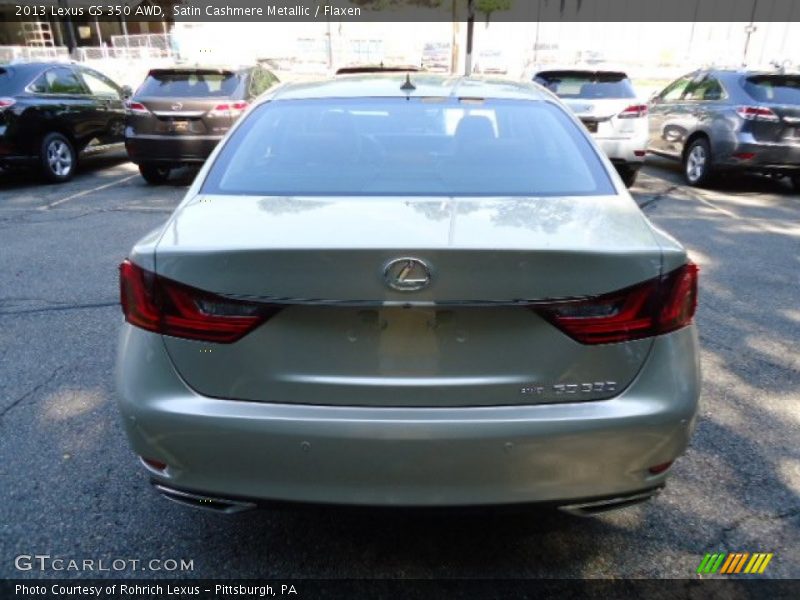 Satin Cashmere Metallic / Flaxen 2013 Lexus GS 350 AWD