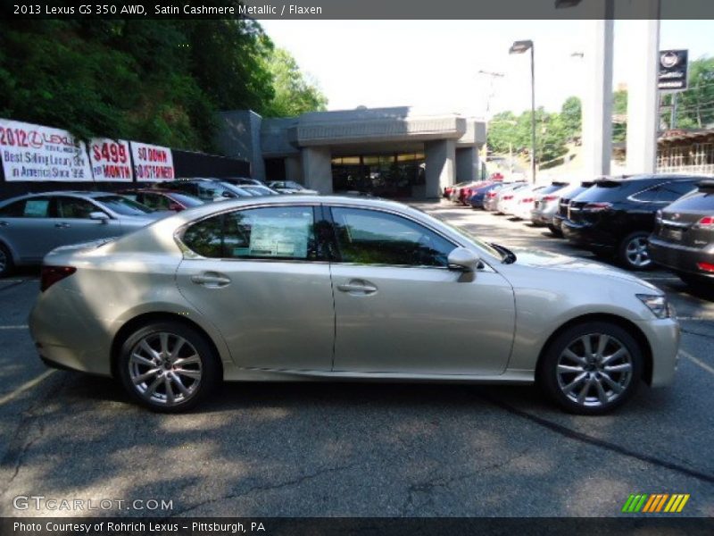Satin Cashmere Metallic / Flaxen 2013 Lexus GS 350 AWD