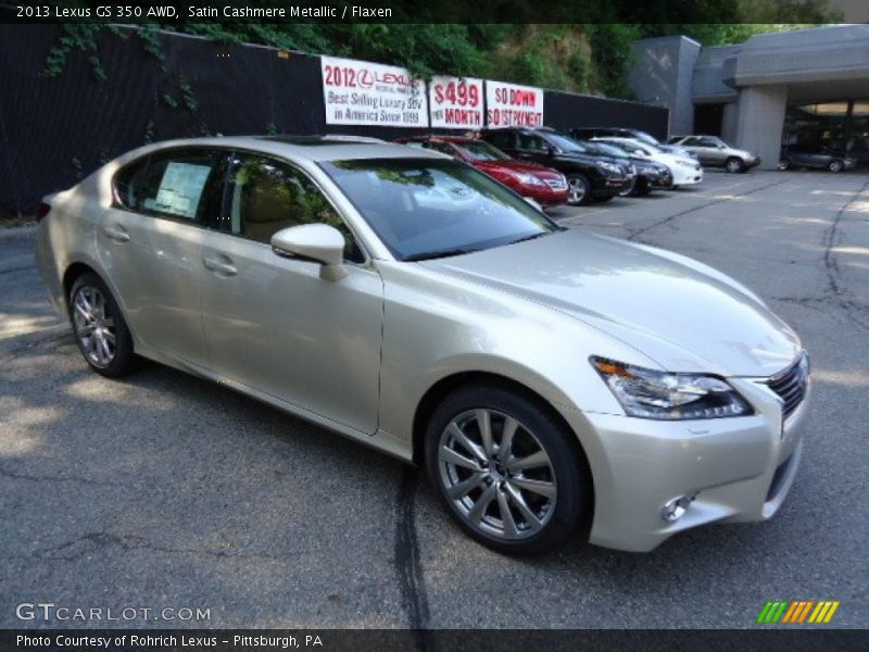 Satin Cashmere Metallic / Flaxen 2013 Lexus GS 350 AWD