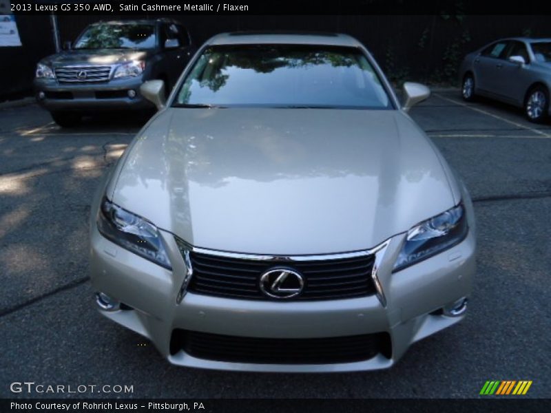 Satin Cashmere Metallic / Flaxen 2013 Lexus GS 350 AWD