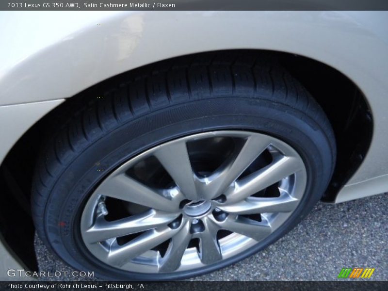Satin Cashmere Metallic / Flaxen 2013 Lexus GS 350 AWD