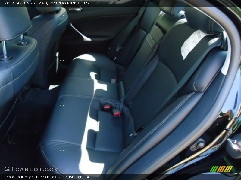 Obsidian Black / Black 2012 Lexus IS 250 AWD