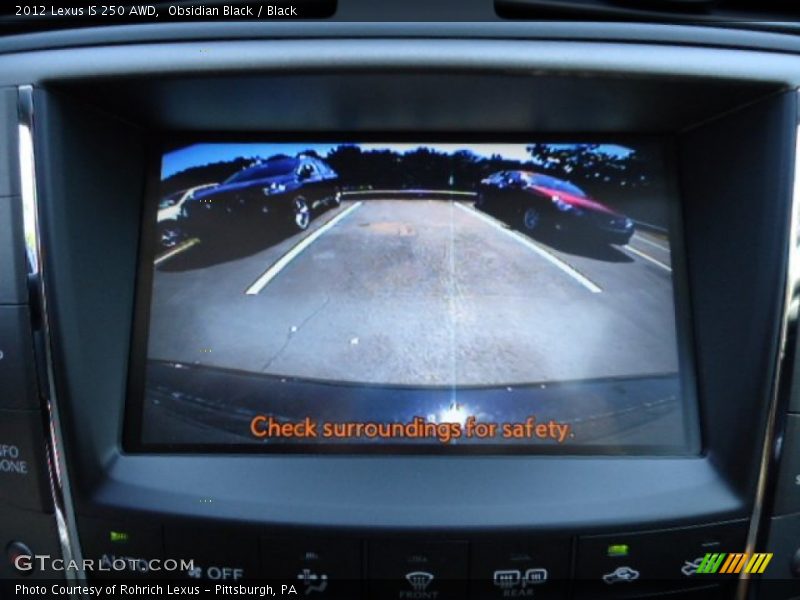 Obsidian Black / Black 2012 Lexus IS 250 AWD
