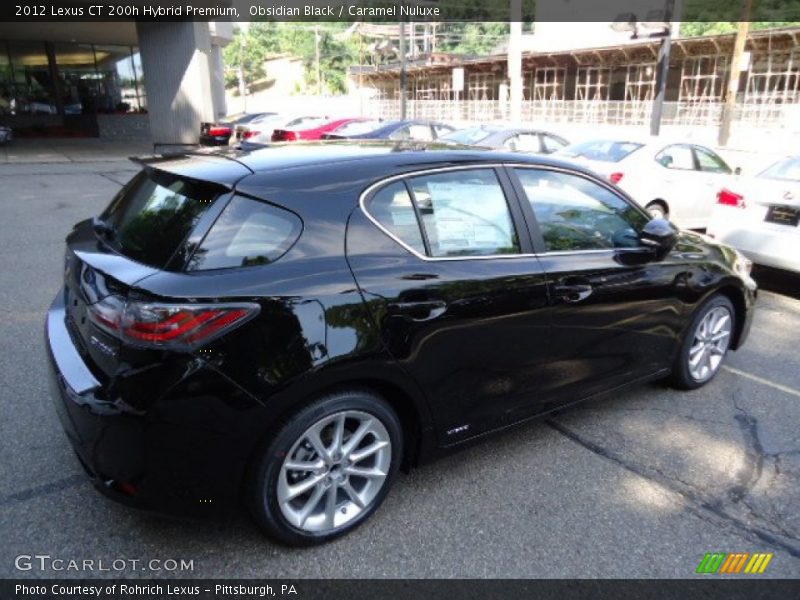 Obsidian Black / Caramel Nuluxe 2012 Lexus CT 200h Hybrid Premium