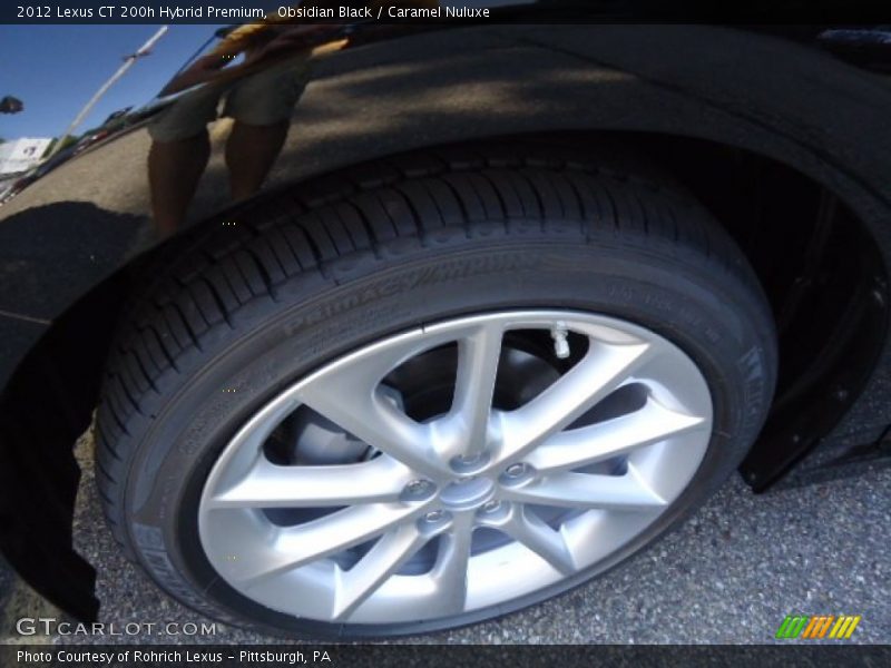 Obsidian Black / Caramel Nuluxe 2012 Lexus CT 200h Hybrid Premium