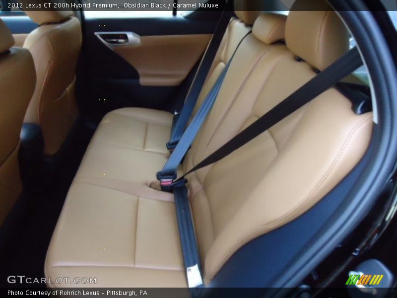 Obsidian Black / Caramel Nuluxe 2012 Lexus CT 200h Hybrid Premium
