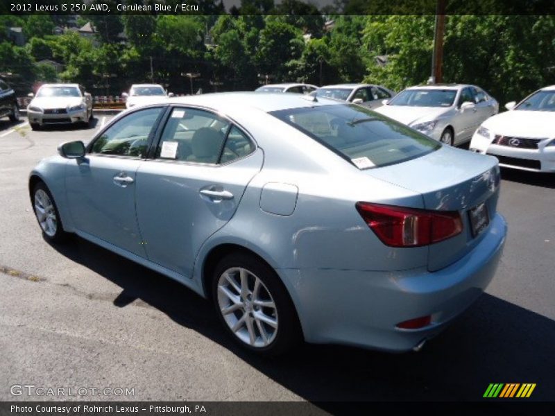 Cerulean Blue / Ecru 2012 Lexus IS 250 AWD