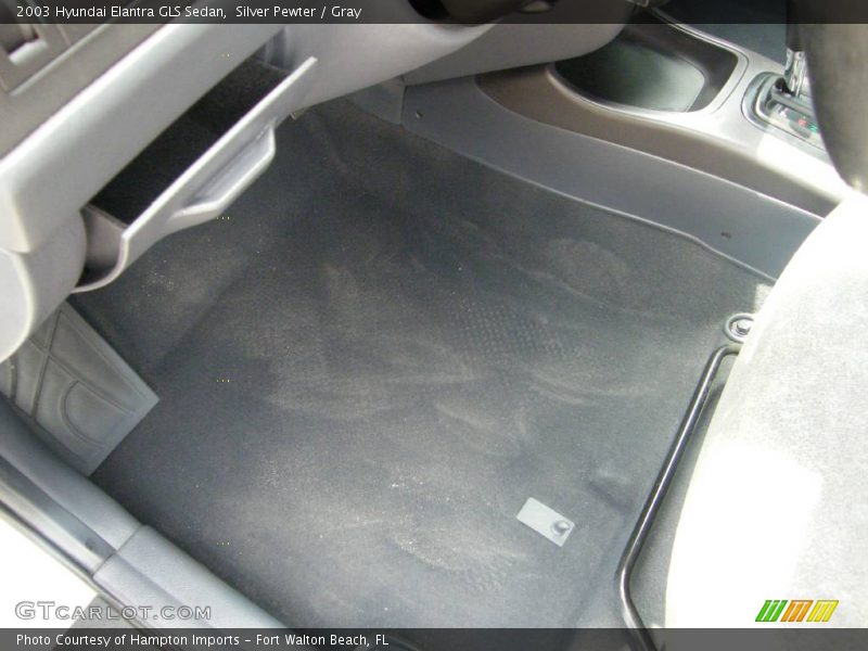 Silver Pewter / Gray 2003 Hyundai Elantra GLS Sedan