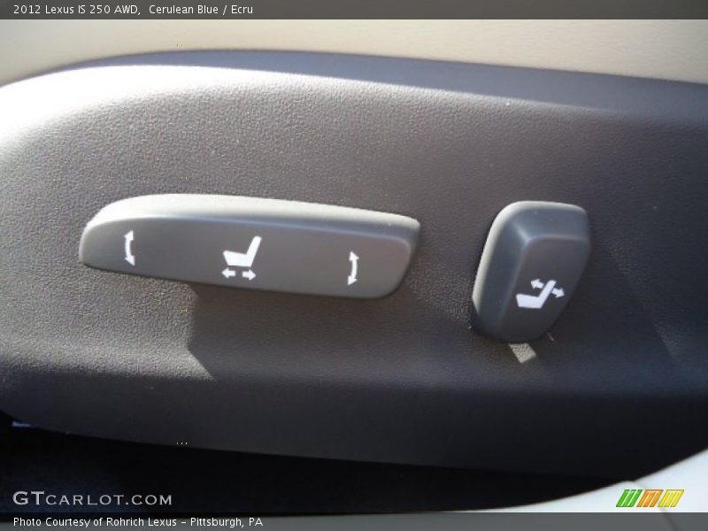 Cerulean Blue / Ecru 2012 Lexus IS 250 AWD