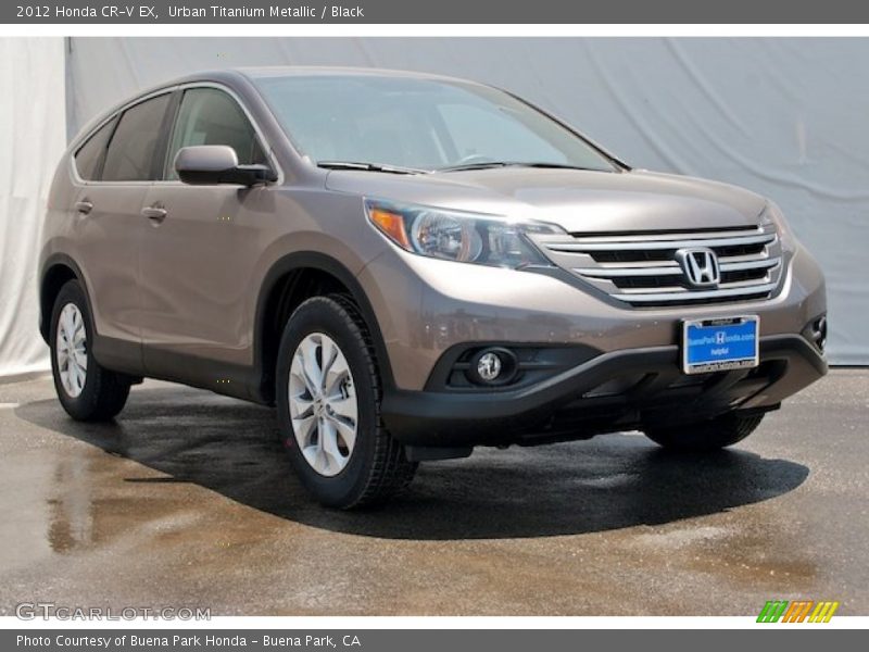 Urban Titanium Metallic / Black 2012 Honda CR-V EX