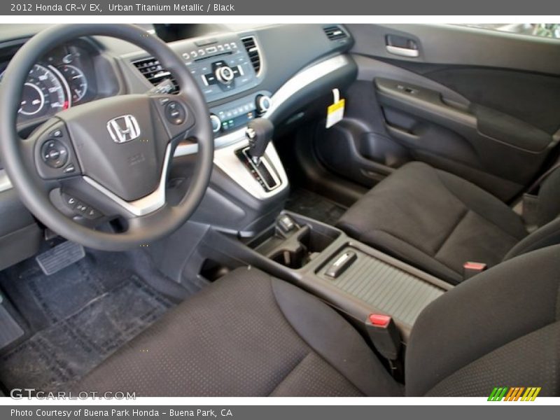 Urban Titanium Metallic / Black 2012 Honda CR-V EX