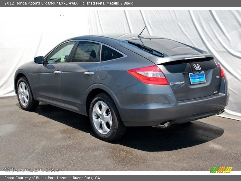 Polished Metal Metallic / Black 2012 Honda Accord Crosstour EX-L 4WD