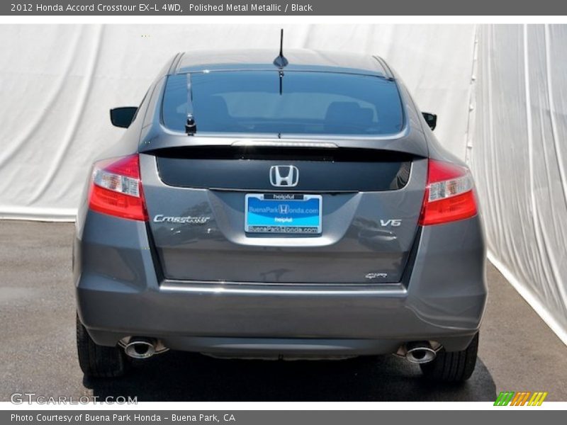 Polished Metal Metallic / Black 2012 Honda Accord Crosstour EX-L 4WD