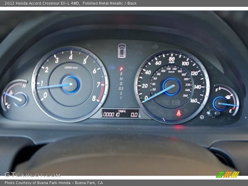  2012 Accord Crosstour EX-L 4WD Crosstour EX-L 4WD Gauges