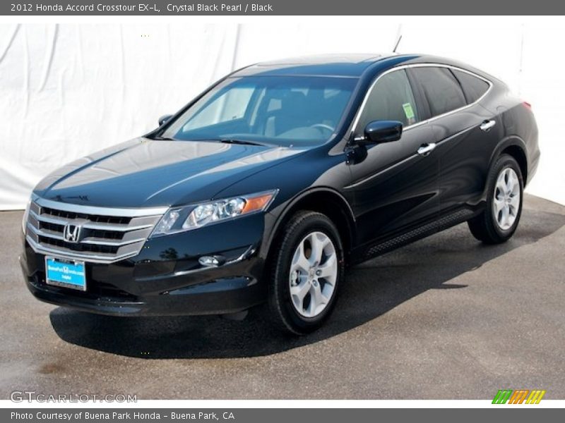 Crystal Black Pearl / Black 2012 Honda Accord Crosstour EX-L