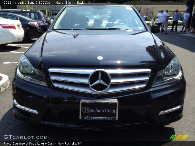 Black / Black 2012 Mercedes-Benz C 300 Sport 4Matic