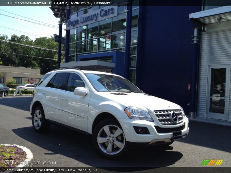 Arctic White / Cashmere 2010 Mercedes-Benz ML 350 4Matic