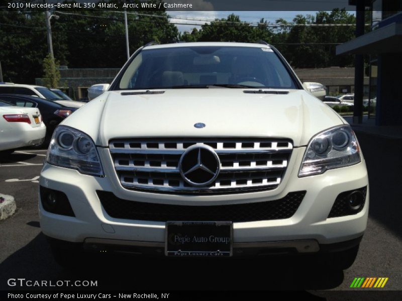 Arctic White / Cashmere 2010 Mercedes-Benz ML 350 4Matic