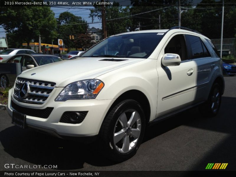 Arctic White / Cashmere 2010 Mercedes-Benz ML 350 4Matic