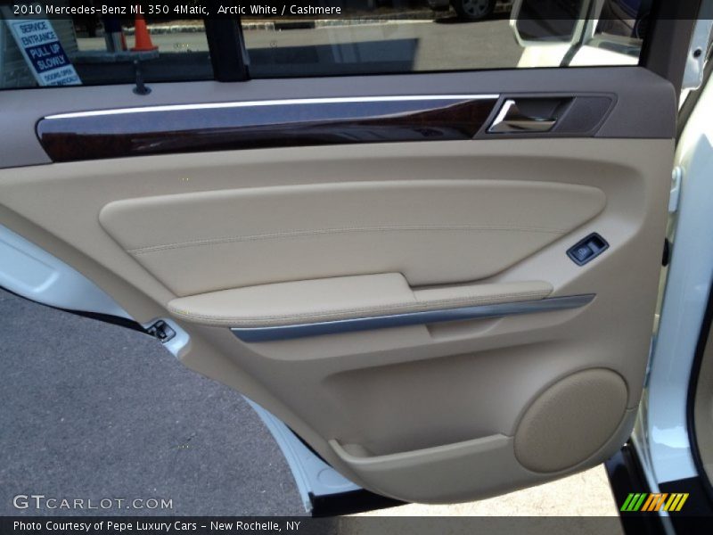 Arctic White / Cashmere 2010 Mercedes-Benz ML 350 4Matic