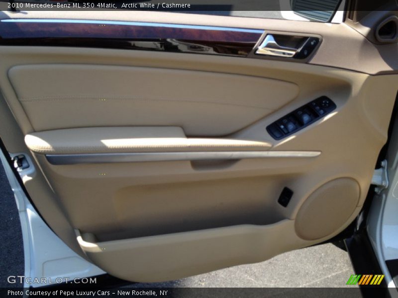 Arctic White / Cashmere 2010 Mercedes-Benz ML 350 4Matic
