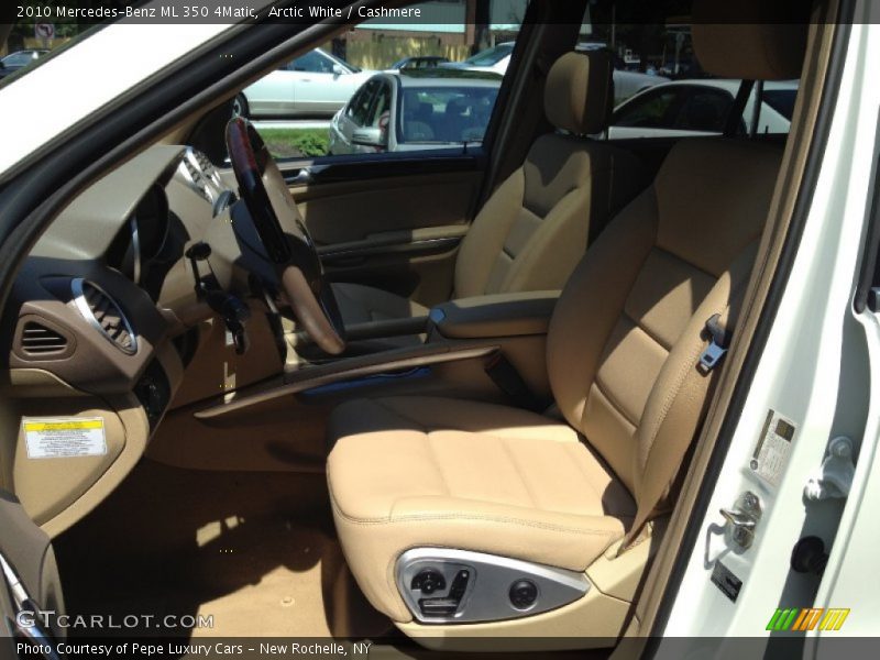 Arctic White / Cashmere 2010 Mercedes-Benz ML 350 4Matic