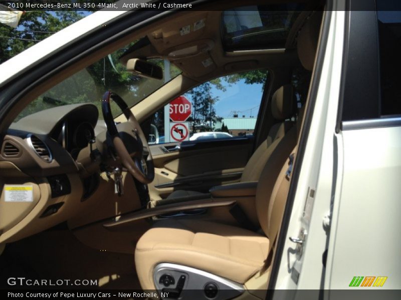 Arctic White / Cashmere 2010 Mercedes-Benz ML 350 4Matic