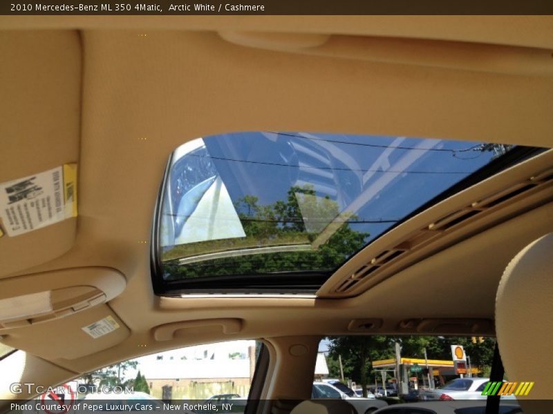 Arctic White / Cashmere 2010 Mercedes-Benz ML 350 4Matic