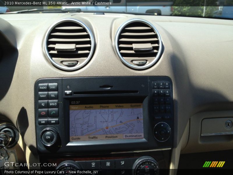 Arctic White / Cashmere 2010 Mercedes-Benz ML 350 4Matic