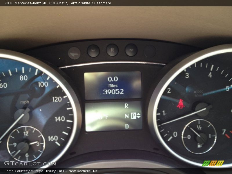 Arctic White / Cashmere 2010 Mercedes-Benz ML 350 4Matic
